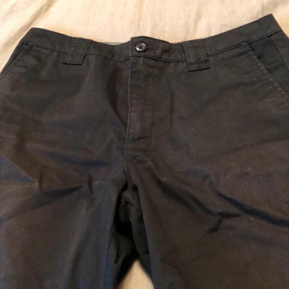 men’s shorts, black - 20” long, 10.5 from inseam